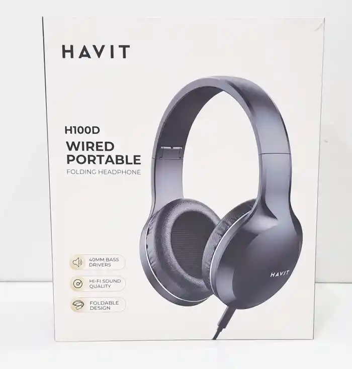 Havit HV-H100d Wired portable folding headphone